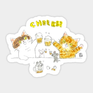 Party Cats Sticker